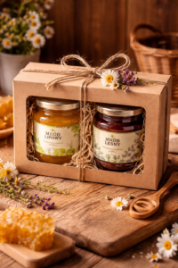 zestaw_miodow Zestaw miodów w opakowaniu